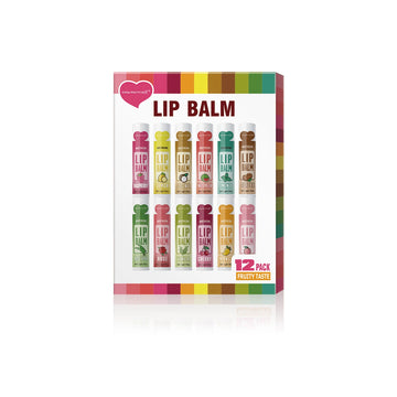 12PCS Lip Balm Set – 5g Deep Moisturizing & Exfoliating for Hydrated, Long-Lasting Lips