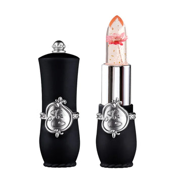 Flower Jelly Lipstick Set – Temperature-Change Moisturizer, Long-Lasting Lip Balm & Magic Color Change Gloss
