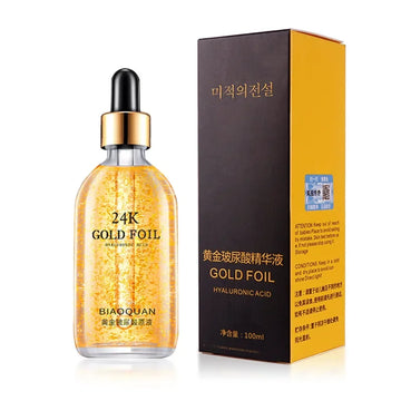 100ml 24k Gold Hyaluronic Acid Face Serum for Anti-Aging & Skin Lifting
