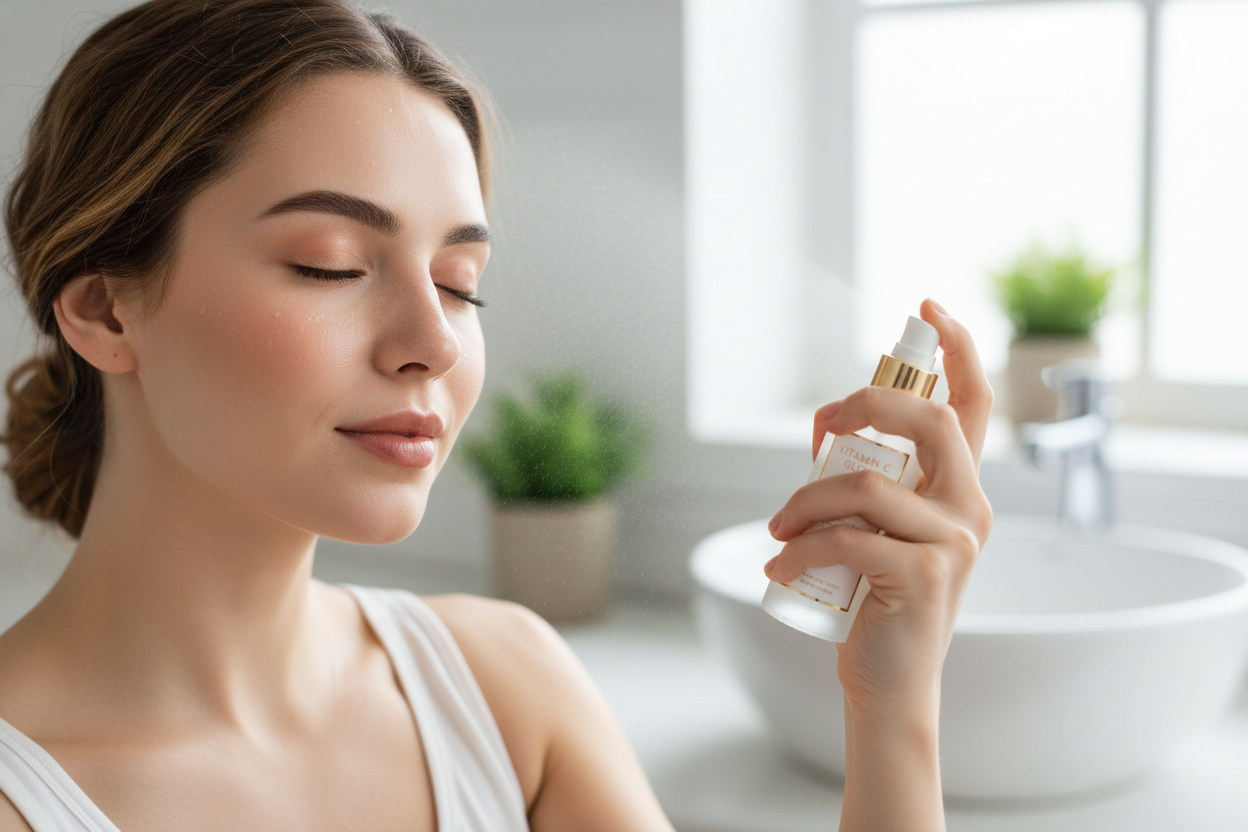 How to Make Your Makeup Last All Day: The Vitamin C Glow Setting Spray Guide