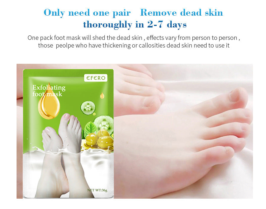 Exfoliating Foot Mask – Peeling Pedicure Socks for Smooth Feet