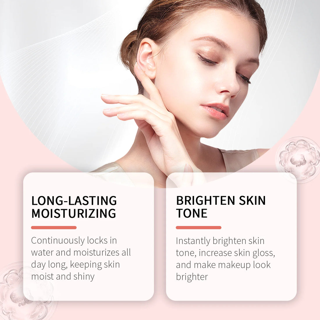 Vitamin C hydrating makeup setting spray for long-lasting glow