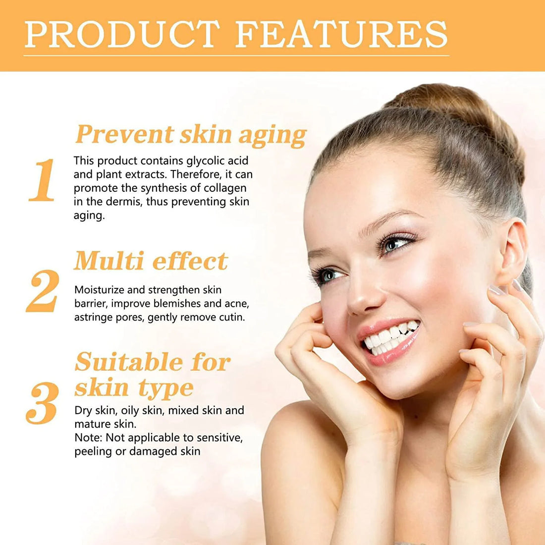 Glycolic Acid 7% Exfoliating Toner – Acne Control & Skin Renewal, 100ml
