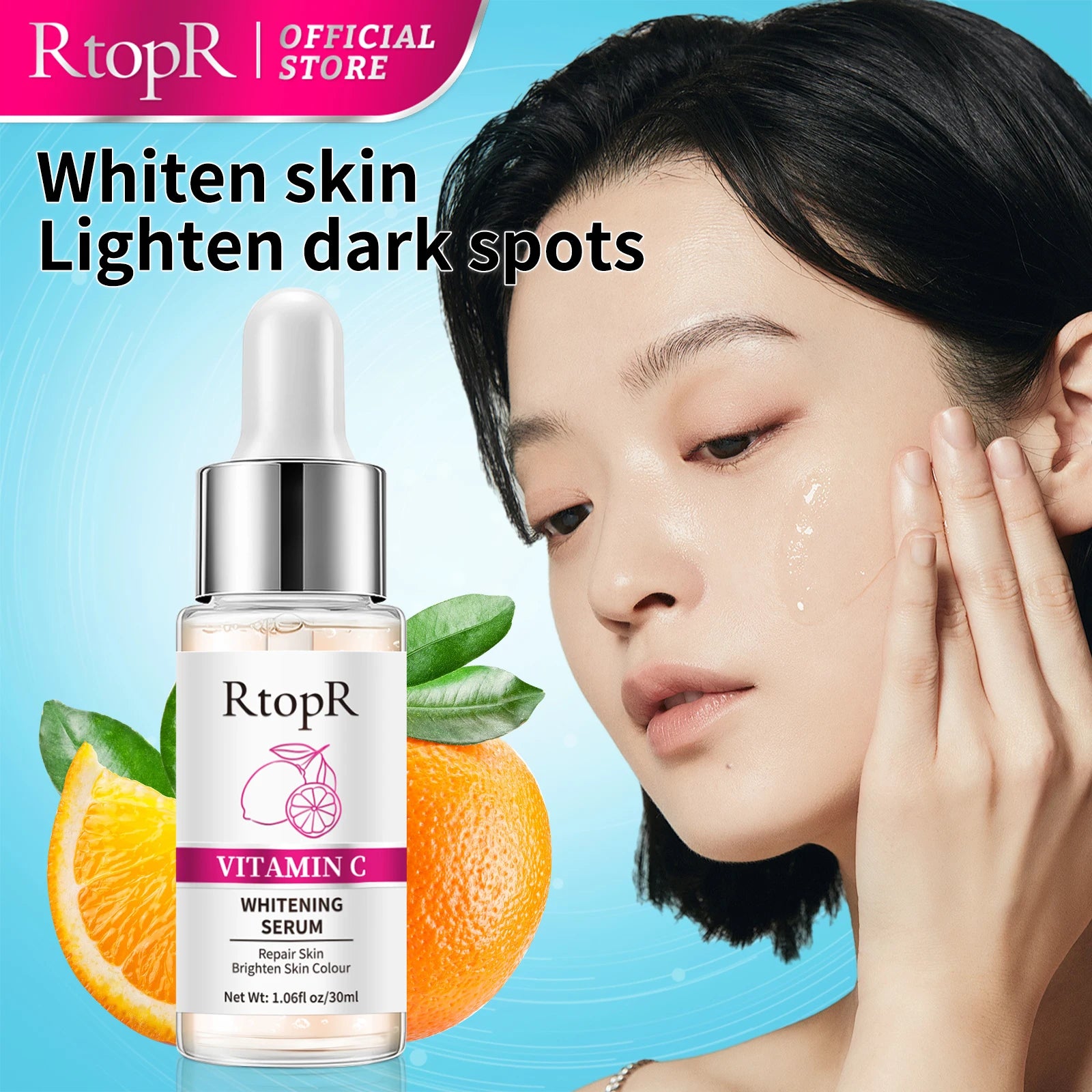Firming Korean whitening serum for brightening and moisture balance