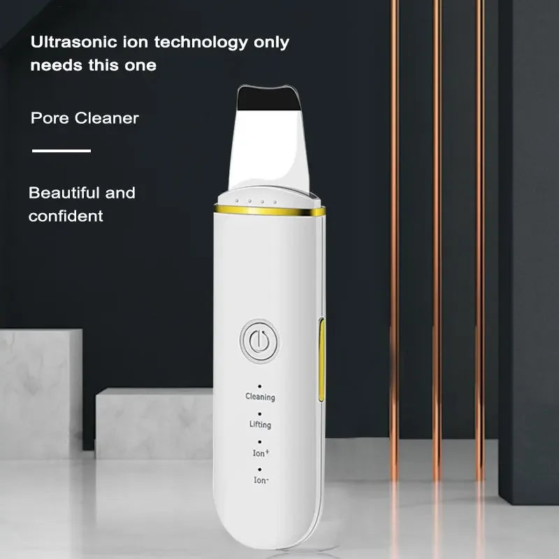 ultrasonic exfoliation spatula for blackheads and acne care