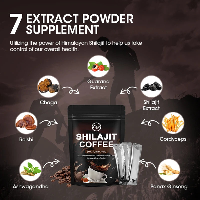 Minch Pure Himalayan Shilajit Resin – High Potency for Energy Boost & Immune Support, 85+ Trace Minerals