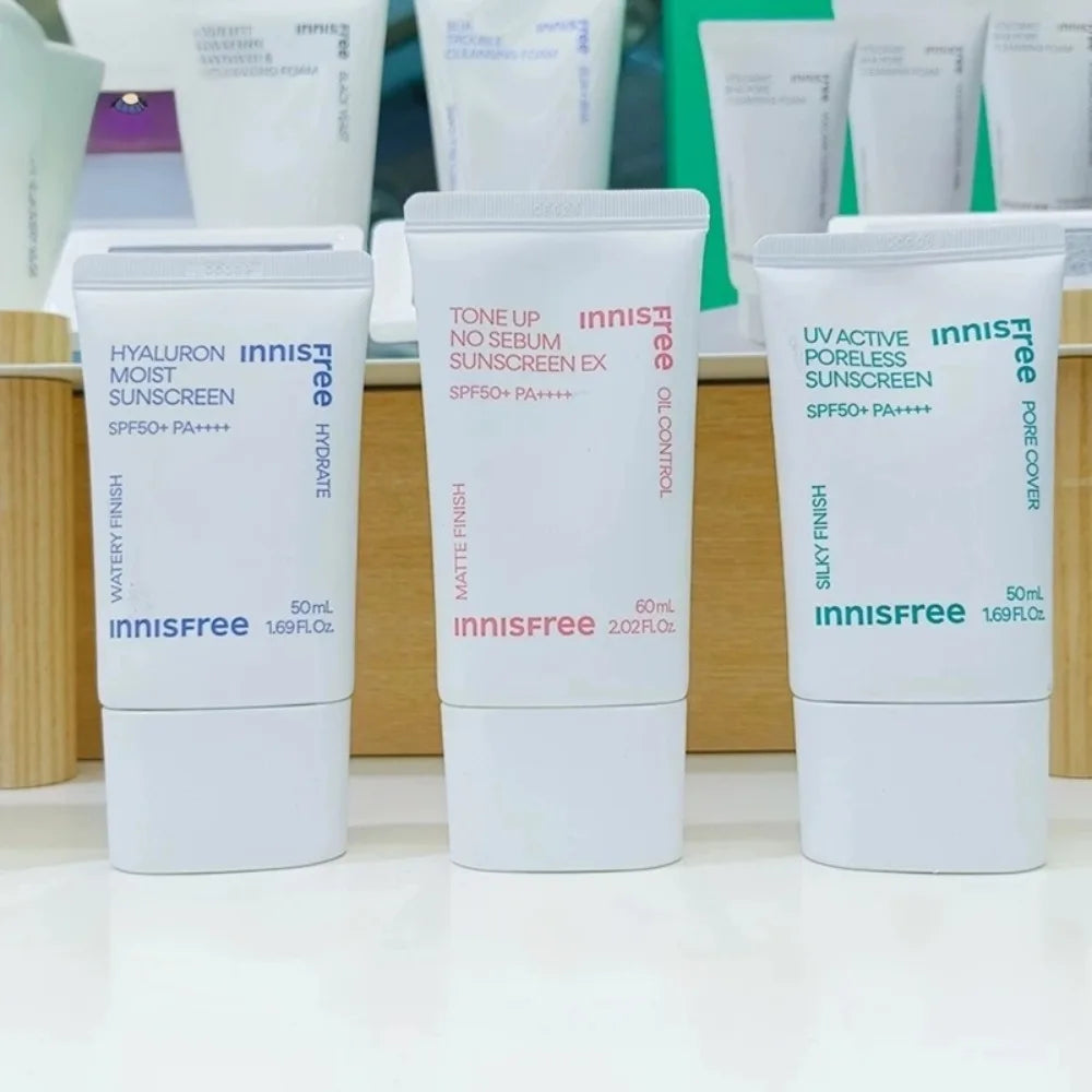 60ml Outdoor Long-lasting Sunscreen Gentle Moisturizing Non-greasy Body Face Sunscreen Cream INNISFREE Korean Tone Up Concealer