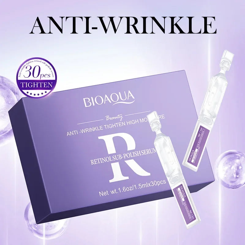 BIOAQUA 30pcs Retinol Vitamin C Hyaluronic Acid Serum for Face Care
