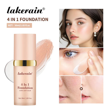 Flawless 4-in-1 Foundation & Concealer – Long-Wear Hydrating SPF 30 for Radiant Skin